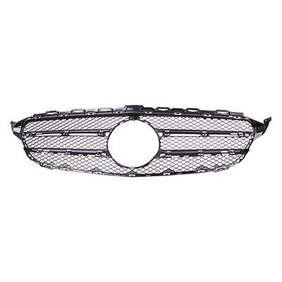 Grille Inner Matte Dark Gray - Mercedes C300 Sedan 2017-2018 | Mercedes C300 2015-2016 | Mercedes C400 2015