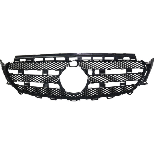 Grille Textured Black Finish W/Camera W/O Moldings/Emblem - Mercedes E400 2017-2018 | Mercedes E450 2019-2020 | Mercedes E300 2017-2019