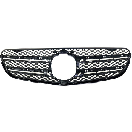 Grille Fr Matte Black W/Camera W/O Amg/Molding/Emblem/Base - Mercedes Glc350E 2018-2019 | Mercedes Glc300 4Matic (Suv-253.949) 2016-2019 | Mercedes Glc300 Rwd (Suv-253.948) 2016-2019