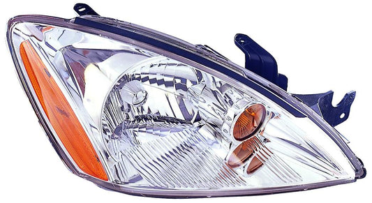 Head Lamp Rh Chrome Bezel Exclude Ralliart - Mitsubishi Lancer 2004-2007