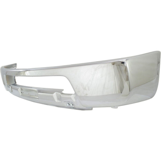 Bumper Face Bar Fr Chrome W/O Fog Lamp Hole W/Off Road Steel - Nissan Frontier Pickup 2005-2021