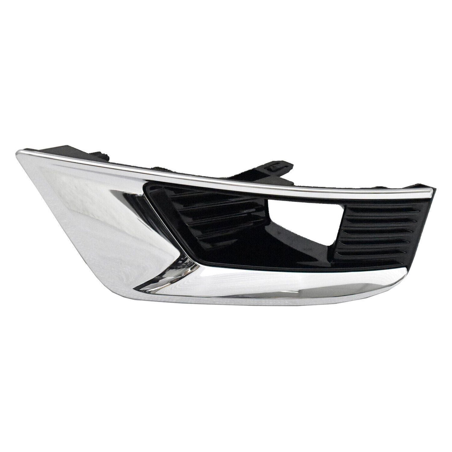 Fog Lamp Bezel Gloss Black W/ Chrome Trim Exclude Midnight Edition - Nissan Armada (2017-) 2021-2024