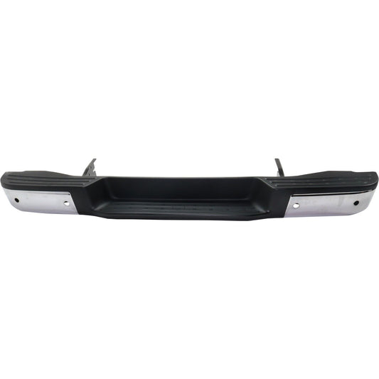Bumper Step Face Bar Rr Chrome W/Sensor Steel - Nissan Nv3500 2012-2021 | Nissan Nv1500 2012-2021 | Nissan Nv2500 2012-2021
