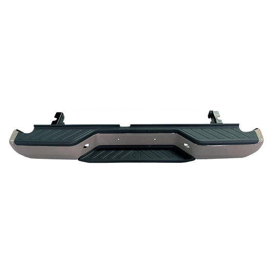 Bumper Step Face Bar Rr Ptm W/Reinforcement / Both Pads W/O Park Assist Sensor - Nissan Frontier Pickup 2005-2008