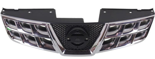 Grille Chrome/Black W/O Camera Exclude Krom Pkg - Nissan Rogue 2008-2013