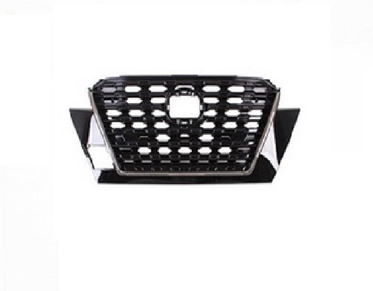 Grille Fr Ptd Black W/Smoked Chrome Molding W/Camera Sr - Nissan Kicks 2021-2024