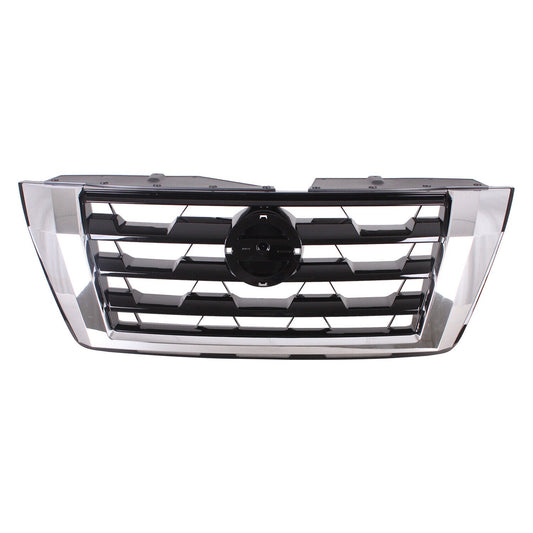 Grille Fr Ptd Black W/Chrome Frame Use W/Camera - Nissan Armada (2017-) 2021-2024