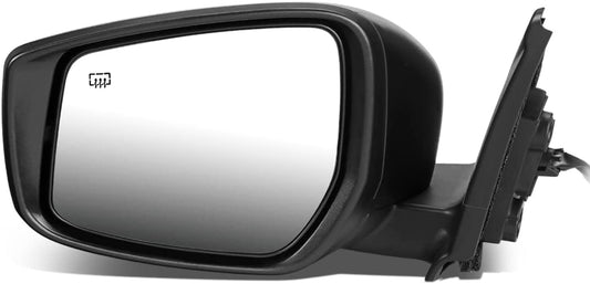 Door Mirror Lh Power Htd Flat Glass W/Blind Spot Detection Textured - Nissan Kicks 2021-2024