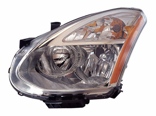 Head Lamp Lh Halogen Hq - Nissan Rogue 2008-2010