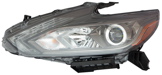 Head Lamp Lh Led W/Drl/Smoked Bezel Hq - Nissan Altima 2014-2018