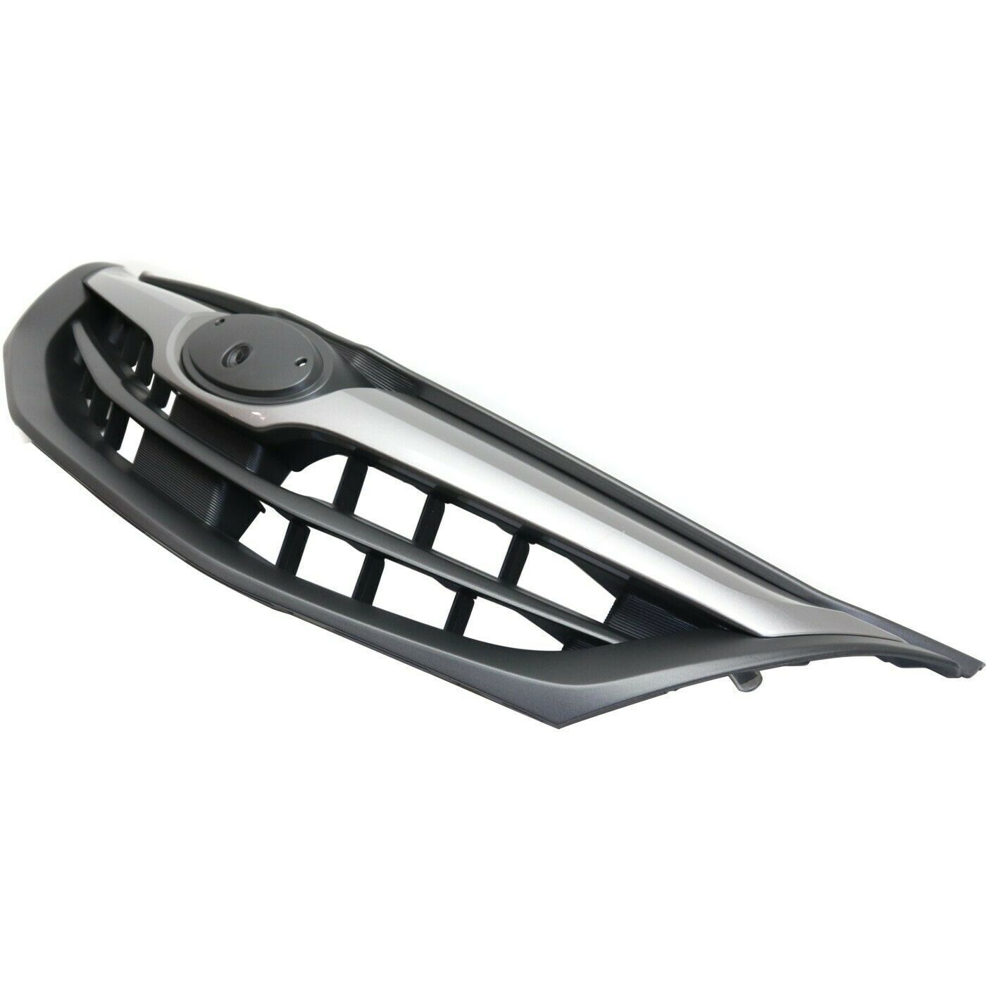 Grille Matte-Black W/Moulding Silver Gray - Subaru Impreza 2008-2011 | Subaru Forester 2009-2013