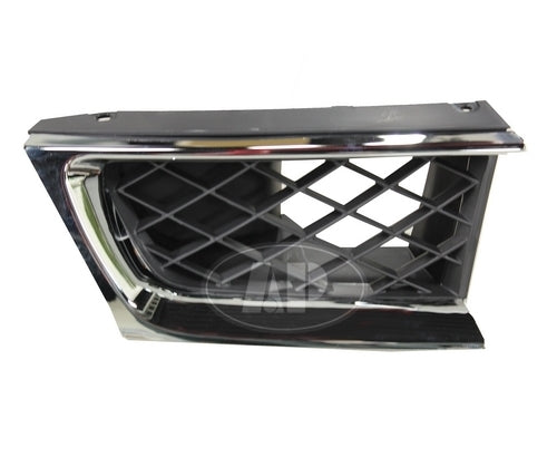 Grille Rh Outer Matt-Black W/Chrome Mldg (Impreza/Outback) - Subaru Impreza 2006-2007