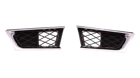 Grille Lh Outer Matt-Black W/Chrome Mldg (Impreza/Outback) - Subaru Impreza 2006-2007