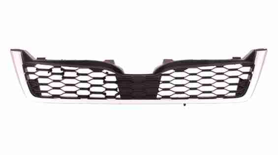 Grille Matte Dark Gray W/Chrome Mldg 2.0L Turbo (Bumper Mounted) - Subaru Forester 2014-2016