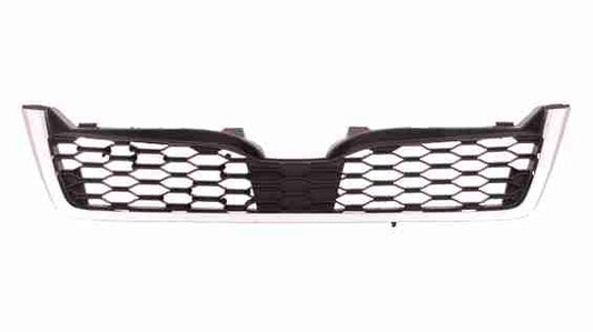 Grille Matte Dark Gray W/Chrome Mldg 2.0L Turbo (Bumper Mounted) - Subaru Forester 2014-2016