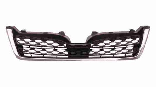 Grille Matte Dark Gray W/Chrome Mldg 2.5L (Bumper Mounted) - Subaru Forester 2014-2016