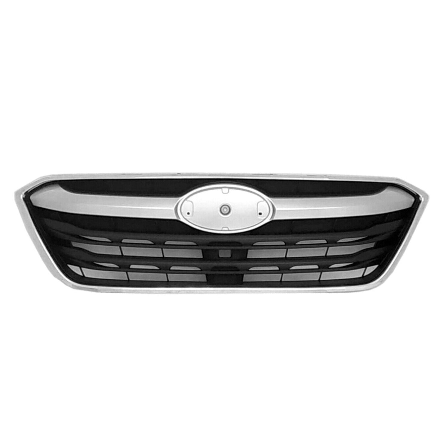 Grille Fr Gloss Silver W/Chrome Molding W/O Emblem Exclude Wilnerness For 2.5L - Subaru Outback (Mid-Size Wagon) 2020-2022