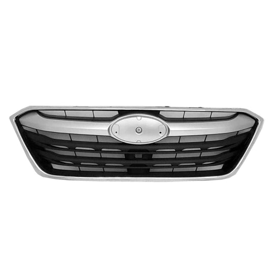 Grille Fr Gloss Silver W/Chrome Molding W/O Emblem Exclude Wilderness For 2.4L - Subaru Outback (Mid-Size Wagon) 2020-2022