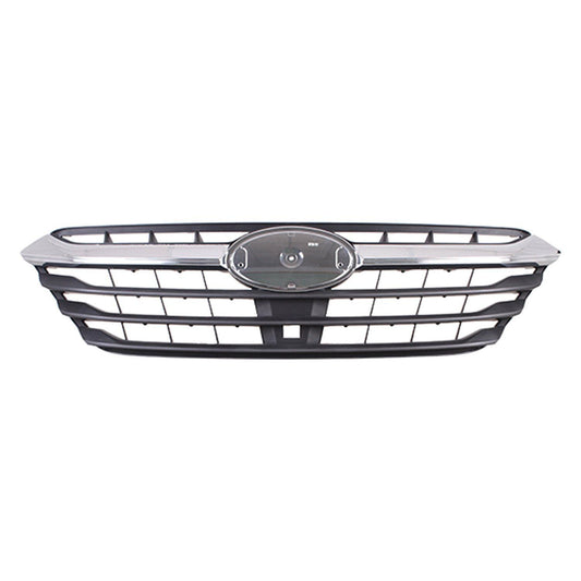Grille Fr Matte Black W/Chrome Molding W/O Emblem 2.4 Turbo - Subaru Legacy 2020-2022