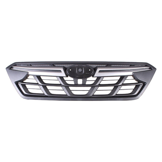 Grille Fr Black W/Upper Argent Molding W/Black Insert Trip W/O Emblem For 2.0 - Subaru Crosstrek 2021-2023