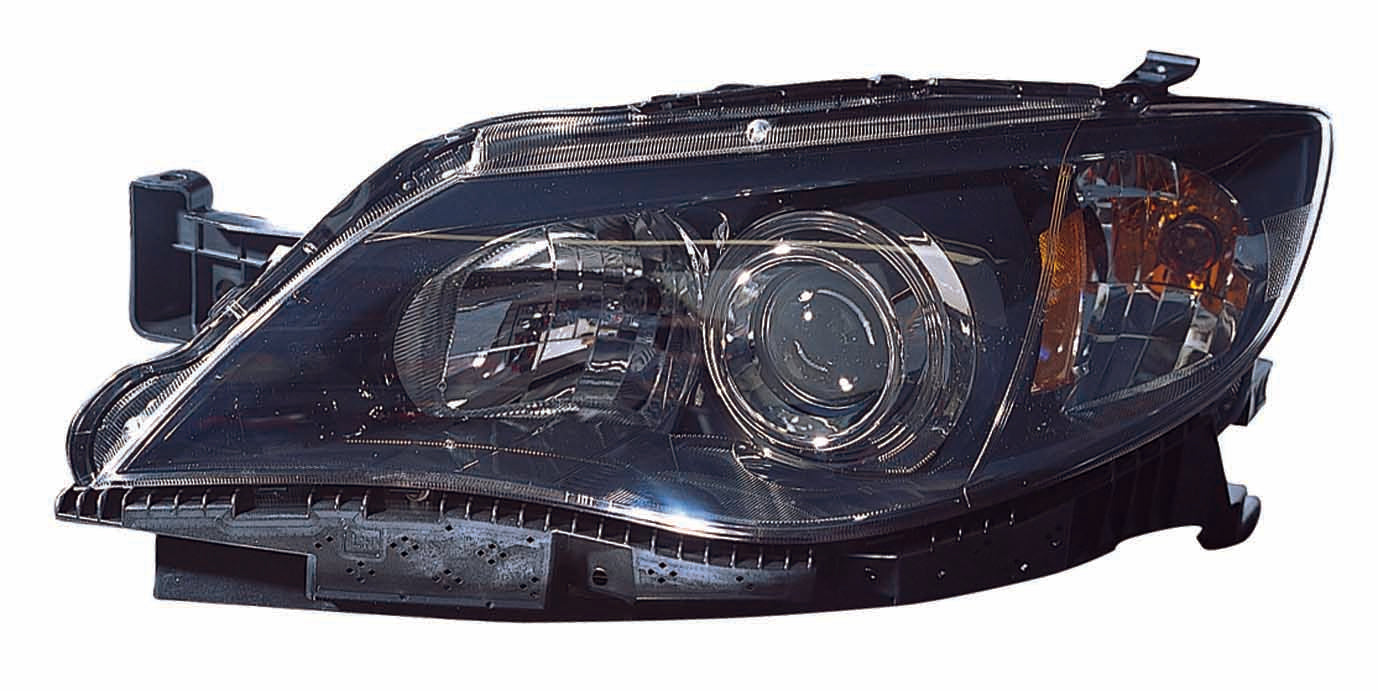 Head Lamp Lh Black Halogen Hq - Subaru Outback Impreza 2008-2011 | Subaru Impreza 2008-2011 | Subaru Impreza Wrx 2008