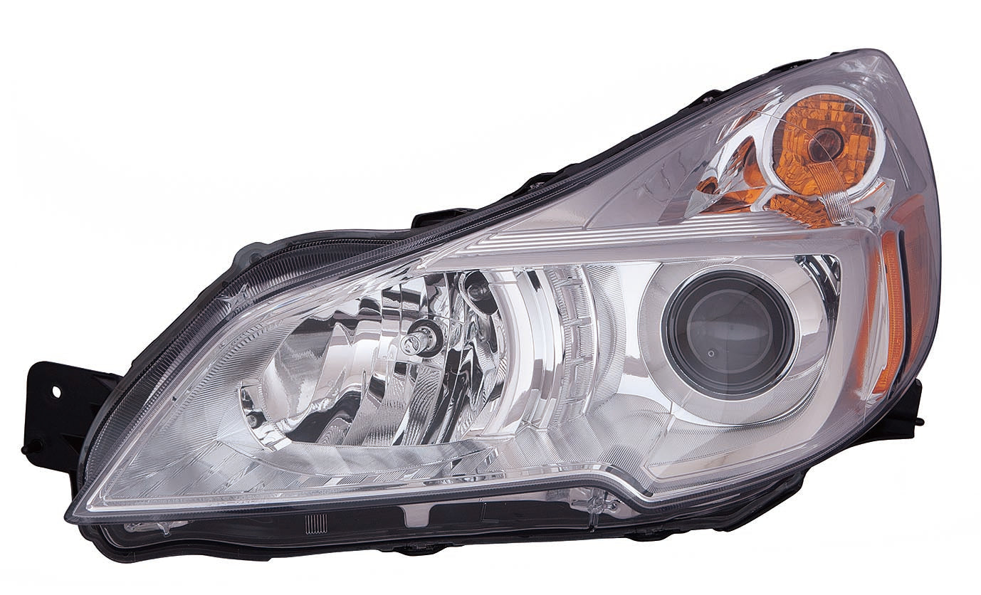 Head Lamp Lh W/Chrome Bezel Hq - Subaru Outback (Mid-Size Wagon) 2013-2014