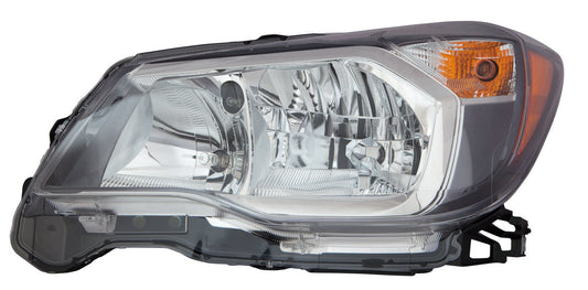 Head Lamp Lh Halogen 2.0L Gray Bezel Hq - Subaru Forester 2014-2016
