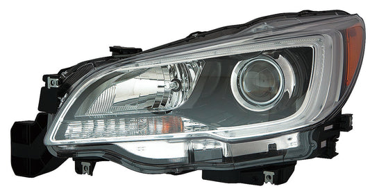 Head Lamp Lh Halogen W/Black Bezel/Chrome Trim 3.6L Hq - Subaru Outback (Mid-Size Wagon) 2015-2017 | Subaru Legacy 2015-2017