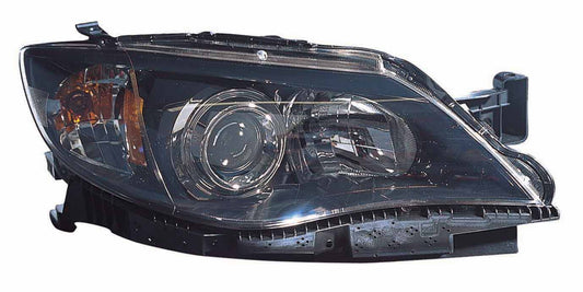 Head Lamp Rh Black Halogen Hq - Subaru Outback Impreza 2008-2011 | Subaru Impreza 2008-2011 | Subaru Impreza Wrx 2008