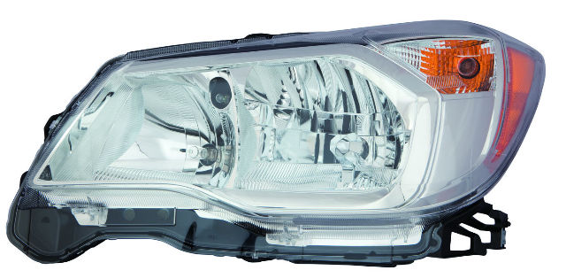 Head Lamp Rh Halogen 2.5L Chrome Bezel Hq - Subaru Forester 2014-2016