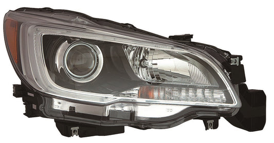 Head Lamp Rh Halogen W/Black Bezel/Chrome Trim 3.6L Hq - Subaru Outback (Mid-Size Wagon) 2015-2017 | Subaru Legacy 2015-2017