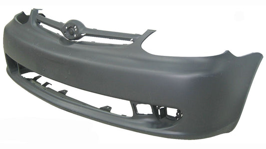 Bumper Fr Matte-Dark Gray W/O Spoiler Hole - Toyota Echo 2003-2005