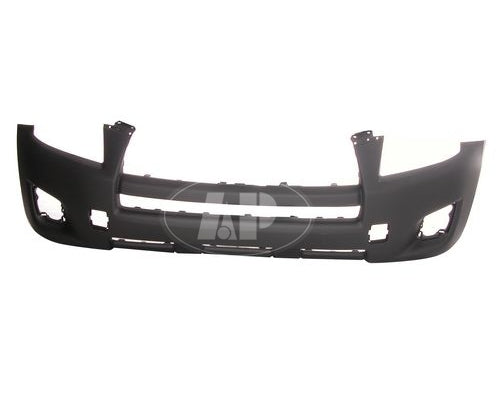 Bumper Fr Primed W/O Flare Hole Base Model - Toyota Rav4 2009-2012