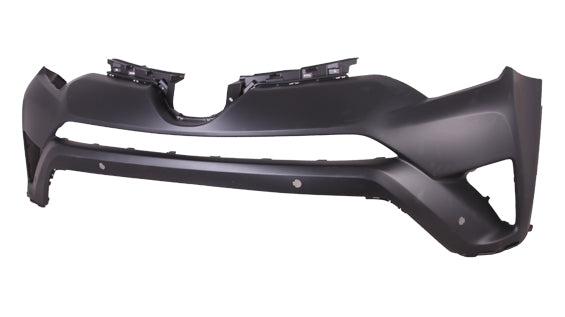 Bumper Upper Fr Primed North America Built W/Sensor Hole - Toyota Rav4 2016-2018