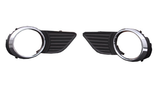 Fog Lamp Bezel Fr Lh Matte-Black W/Chrome Mld Exclude Se - Toyota Sienna 2011-2017