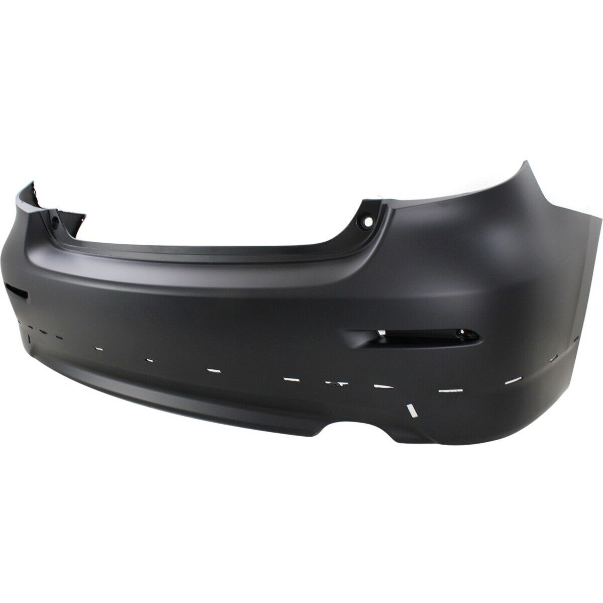 Bumper Rr Primed W/Spoiler Hole - Toyota Matrix 2009-2010
