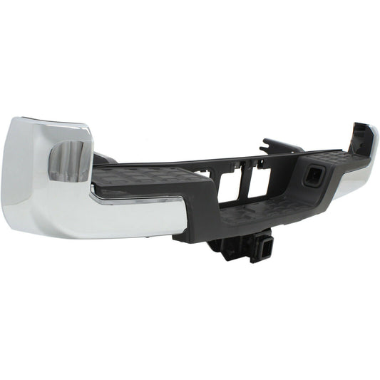 Bumper Rr Assy W/Towing Hook W/O Sensor Hole Chrome - Toyota Tacoma Pickup 4Wd 2016-2023 | Toyota Tacoma Pickup 2Wd 2016-2023