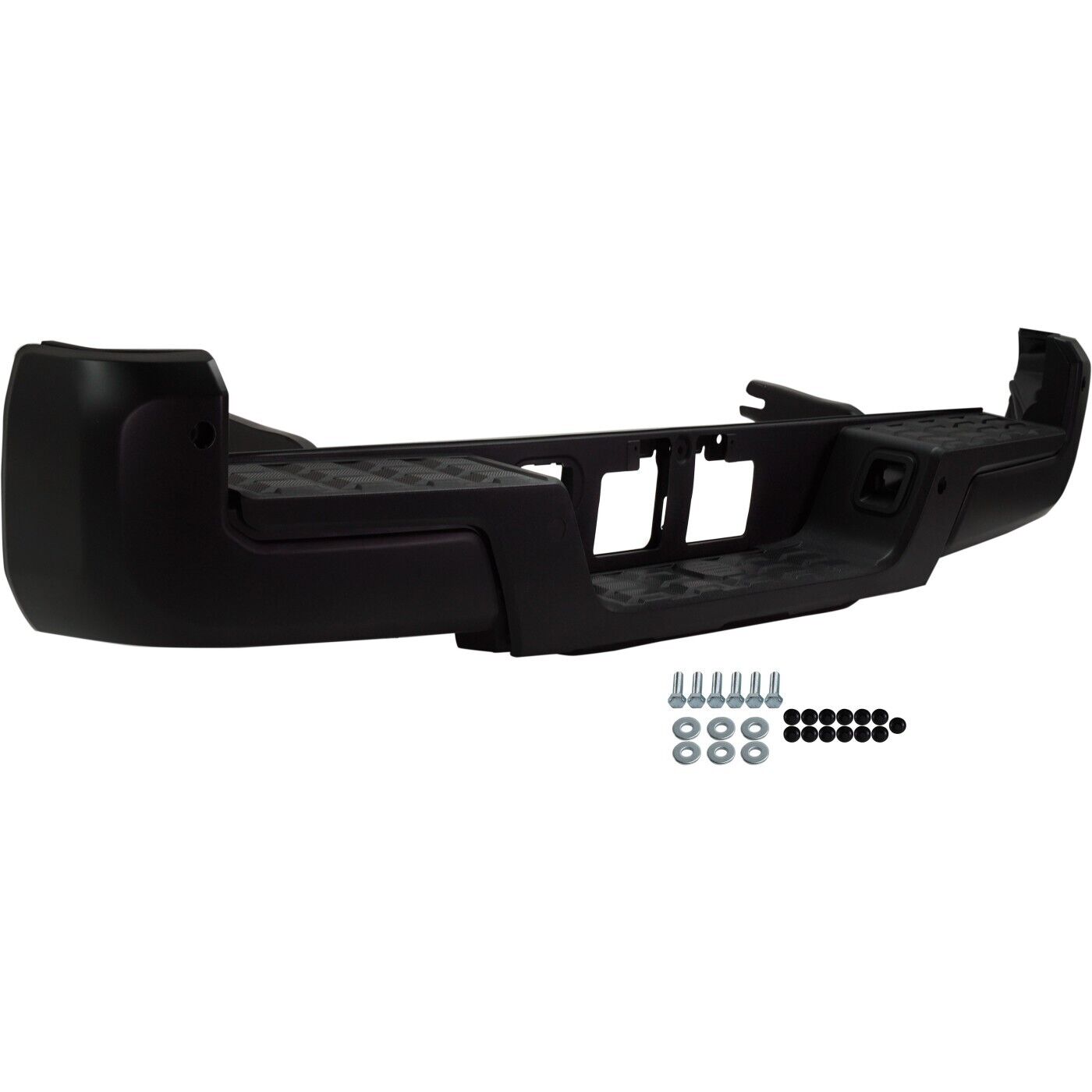 Bumper Rr Assy W/O Towing Hook W/Sensor Hole Black - Toyota Tacoma Pickup 4Wd 2016-2023 | Toyota Tacoma Pickup 2Wd 2016-2023