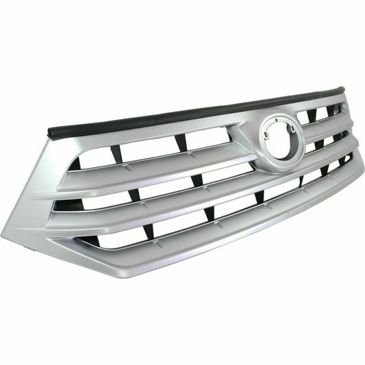 Grille Painted Silver - Toyota Highlander 2011-2013