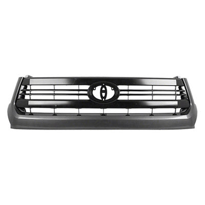 Grille Painted Black W/Gray Moulding Sr Model - Toyota Tundra Rwd 2014-2017 | Toyota Tundra 4Wd 2014-2017