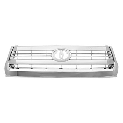 Grille Painted Silver-Gray W/Chrome Moulding 1794 Edition - Toyota Tundra Rwd 2014-2017 | Toyota Tundra 4Wd 2014-2017