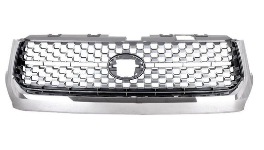 Grille Fr Chrome Frame W/ Light Gray Honeycomb Center - Toyota Tundra 4Wd 2018-2021 | Toyota Tundra Rwd 2018-2021