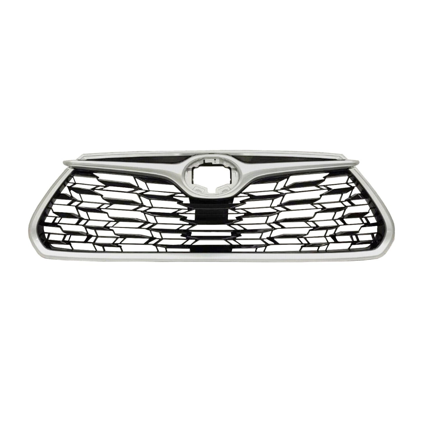 Grille Fr Ptd Black W/Gloss Silver Moldind L/Le/Xle - Toyota Highlander Hybrid 2020-2024 | Toyota Highlander 2020-2024