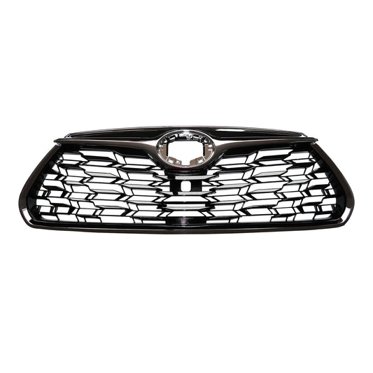 Grille Fr Ptd Black W/Chrome Molding Use W/O Camera For Ltd Models - Toyota Highlander Hybrid 2020-2025 | Toyota Highlander 2020-2025