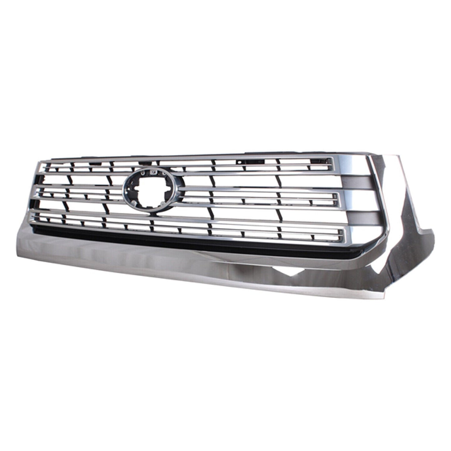 Grille Fr Chrome Fram W/Silver Bars Ltd Models - Toyota Tundra 4Wd 2018-2021 | Toyota Tundra Rwd 2018-2021