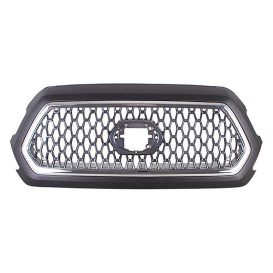 Grille Fr Ptm Frame W/ Wate Pattern Center/Chrome Outer Molding For Trd Sprt/Offroad - Toyota Tacoma Pickup 4Wd 2018-2019 | Toyota Tacoma Pickup 2Wd 2018-2019