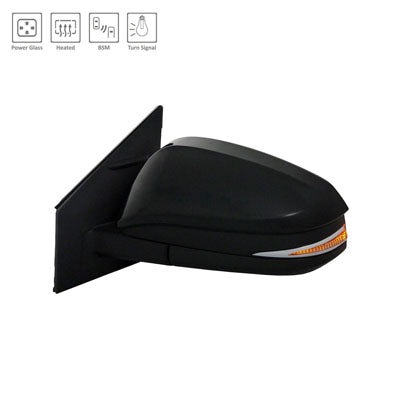 Door Mirror Lh Power Htd W/Blind Spot/Signal Ptm From Nov 14Th 2015 - Toyota Rav4 2016-2018