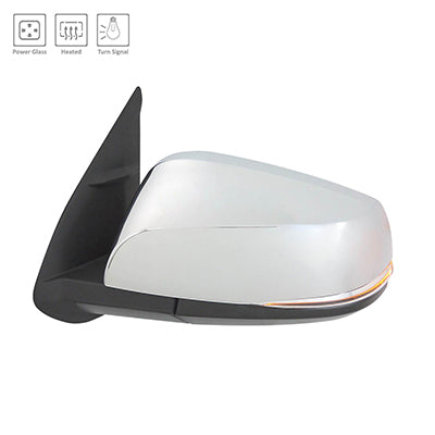 Door Mirror Lh Power Htd Chrome W/Signal W/O Blind Spot Manual Fold - Toyota Tacoma Pickup 4Wd 2016-2023 | Toyota Tacoma Pickup 2Wd 2016-2023