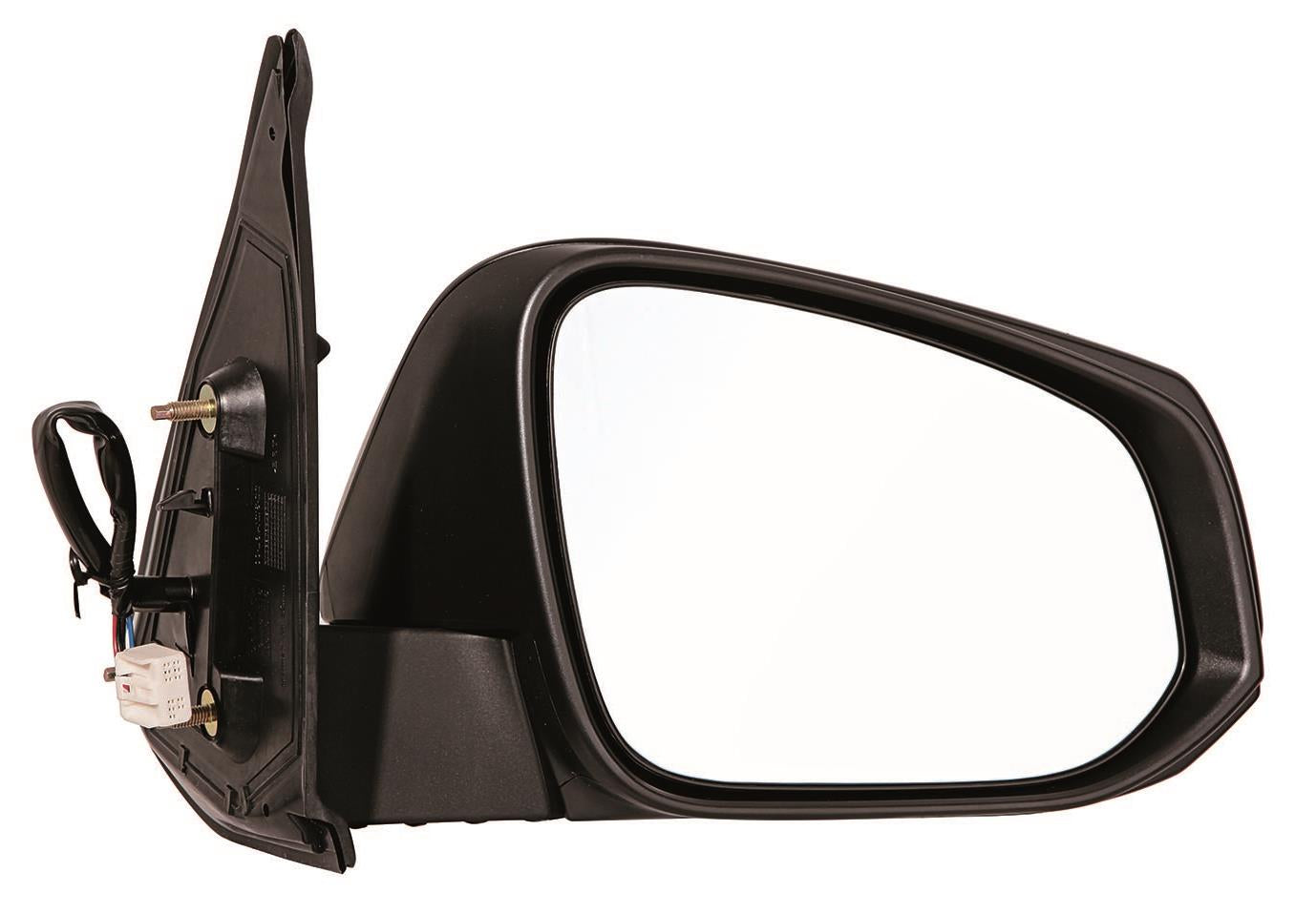 Door Mirror Rh Power Htd Black Textured W/O Signal/Blind Spot/ Manual Fold - Toyota Tacoma Pickup 4Wd 2016-2023 | Toyota Tacoma Pickup 2Wd 2016-2023