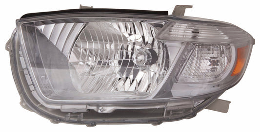 Head Lamp Lh Sport Model W/Smoked Lens Hq - Toyota Highlander 2008-2010